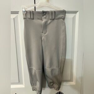 Kids Champro Gray Athletic Baseball Pants/ Knickers - Size Youth Small